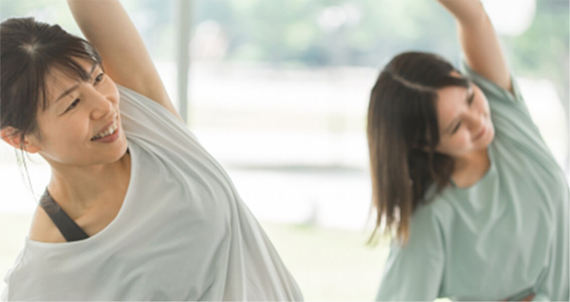 ストレッチを入れたトレーニング